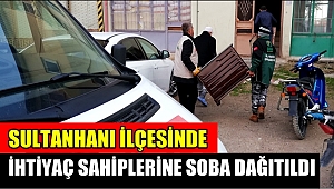 İHH SULTANHANI İLÇESİNDE İHTİYAÇ SAHİPLERİNE SOBA DAĞITTI