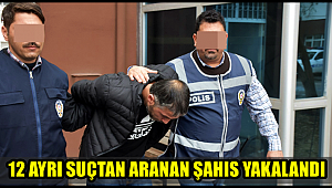 AKSARAY'DA 12 AYRI SUÇTAN ARANAN ŞAHIS YAKALANDI