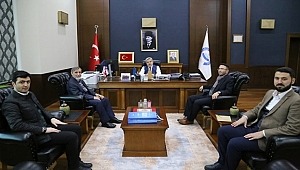 İLİM YAYMA CEMİYETİ KONYA ŞUBESİ REKTÖR ŞAHİN’İ ZİYARET ETTİ