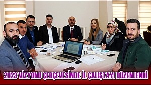 AKSARAY'DA 2023 VİZYONU ÇERÇEVESİNDE İL ÇALIŞTAYI DÜZENLENDİ
