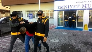 AKSARAY'DA 4 AYRI EVDEN HIRSIZLIK OLAYININ ZANLISI 2 KİŞİ YAKALANDI