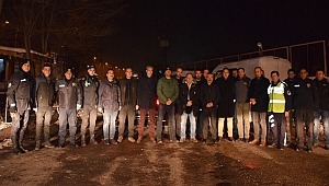 AKSARAY EMNİYET MÜDÜRÜ ALİ KARABAĞ 2019 YILINA MESAİ ARKADAŞLARI İLE BİRLİKTE GİRDİ