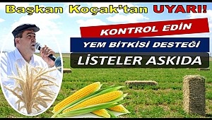 AKSARAY İLİ İÇİN YEM BİTKİLERİ DESTEKLEME BEDELLERİ LİSTESİ ASKIDA