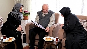 IŞIL MANTI HANIMEFENDİDEN AKSARAY'DA ŞEHİT AİLELERİNE ZİYARET