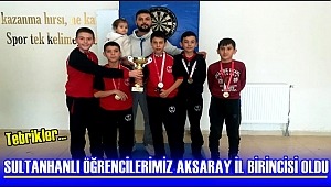 SULTANHANLI ÖĞRENCİLERİMİZ AKSARAY İL BİRİNCİSİ OLDU