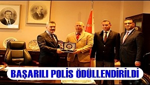 AKSARAY'DA BAŞARILI POLİS ÖDÜLLENDİRİLDİ