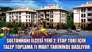 SULTANHANI İLÇESİ YENİ 2. ETAP TOKİ TALEP TOPLAMA 11 MART TARİHİNDE BAŞLIYOR