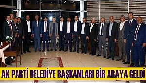 AKSARAY'DA AK PARTİ BELEDİYE BAŞKANLARI BİR ARAYA GELDİ