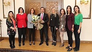 KADIN GİRİŞİMCİLER KURULUNDAN VALİ ALİ MANTI’YA ZİYARET 