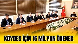 AKSARAY'A KÖYDES İÇİN 16 MİLYON ÖDENEK