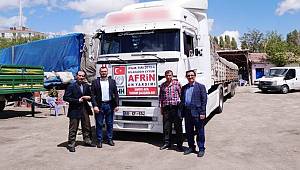 AKSARAY'DAN AFRİN'E BİR TIR DOLUSU İYİLİK
