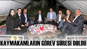 ESKİL AĞAÇÖREN VE SARIYAHŞİ İLÇE KAYMAKAMLARININ GÖREV SÜRELERİ DOLDU