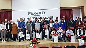 AKSARAY MÜSİAD BAŞARILI ÖĞRENCİLERİ ÖDÜLLENDİRDİ
