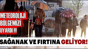 BÖLGEMİZE YOĞUN YAĞIŞ UYARISI, BU HAFTAYA DİKKAT!