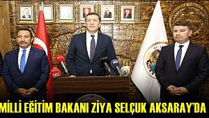 MİLLİ EĞİTİM BAKANI ZİYA SELÇUK AKSARAY’DA ŞEHİT AİLESİNİ ZİYARET ETTİ