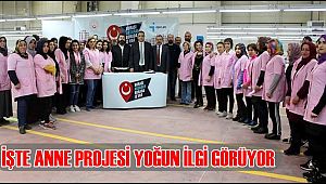 AKSARAY'DA İŞTE ANNE PROJESİ YOĞUN İLGİ GÖRÜYOR