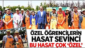 Konya'da Özel Öğrencilerin Hasat Sevinci