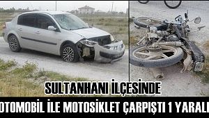 SULTANHANI SELÇUK MAHALLESİNDE KAZA 1 YARALI
