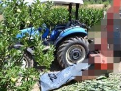 Aksaray Da çiftçinin Feci ölümü...