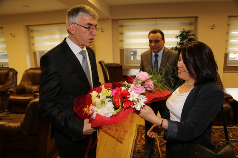 5 Haziran Dünya çevre Günü Nedeniyle Vali şeref Ataklı’yı Ziyaret Ettiler.