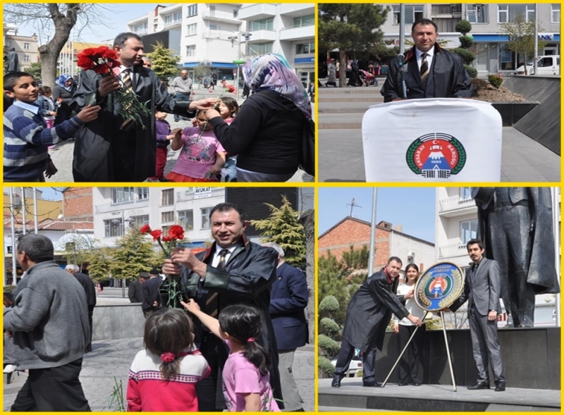 5 Nisan Avukatlar Günü Hükümet Meydanın'da Kutlandı