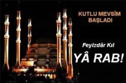 üç Aylar Başladı, Bugün 1 Recep 1434