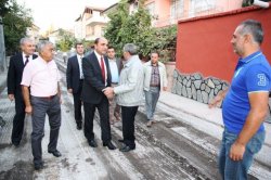 Aksaray Belediyesi Sıcak Asfalt çalışmalarına Devam Ediyor