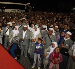Aksaray'dan Dün Gece 190 Hacı Adayı Kutsal Topraklara Uğurlandı