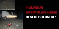 4 Gündür Kayıp Kişinin Cesedi Bulundu,,,
