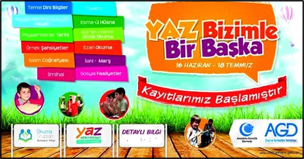 AGD AKSARAY YAZ KURSLARINA KILIÇARSLAN OKULUNDA BAŞLADI