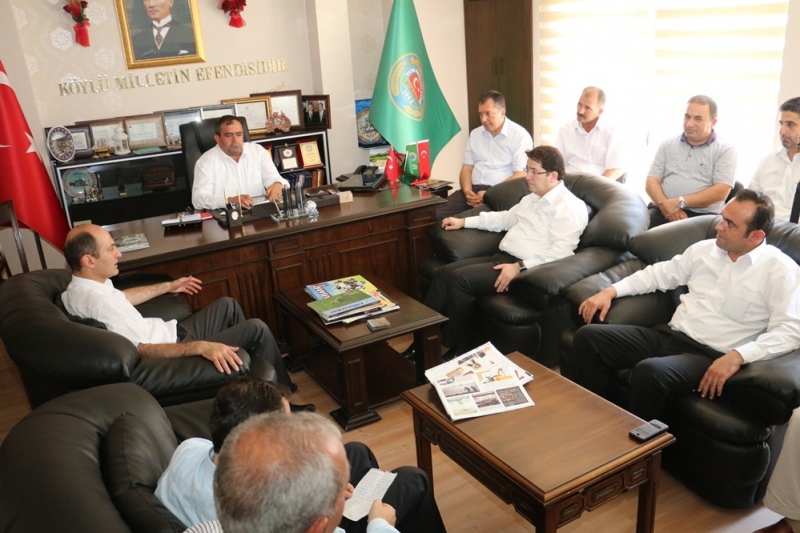 Ak Parti Heyeti Ziraat Odasını Ziyaret Etti