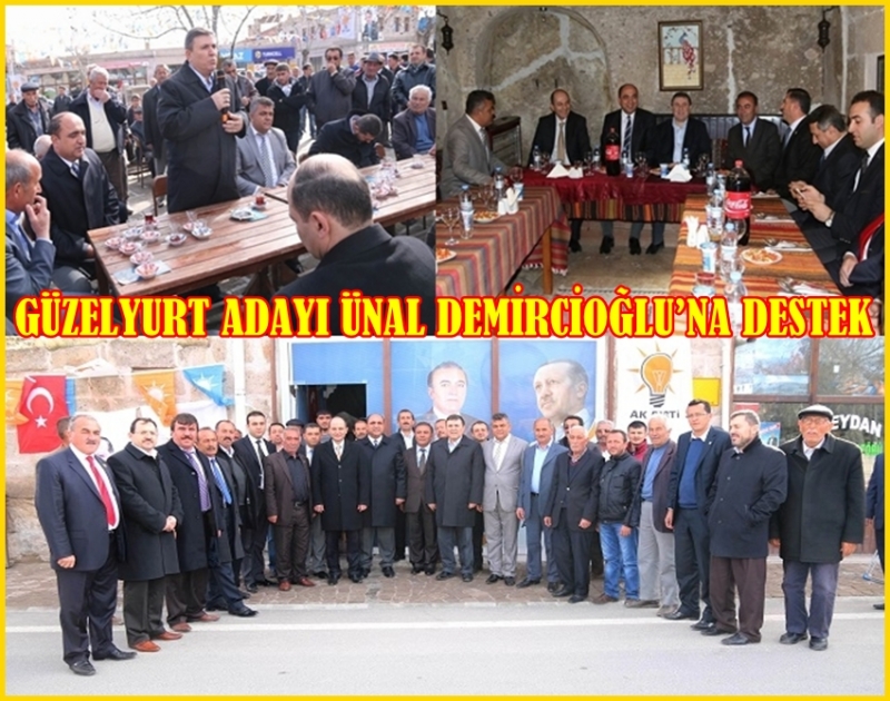 Ak Parti Heyetin'den Güzelyurt Adayı ünal Demircioğlu’na Destek