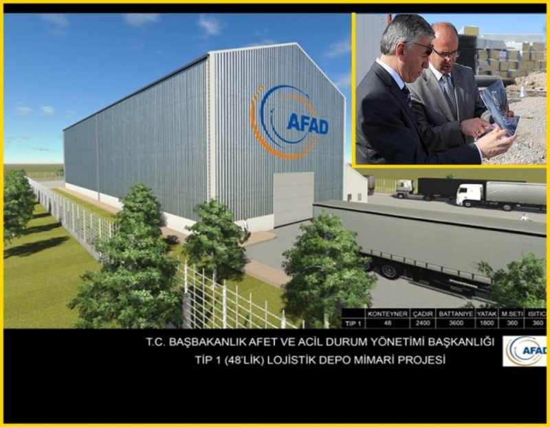 Aksaray Afad Lojistik Depo İnşaatı Devam Ediyor