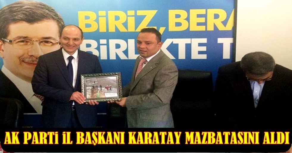 AKSARAY AK PARTİ İL BAŞKANLIĞIN DA DEVİR TESLİM TÖRENİ YAPILDI