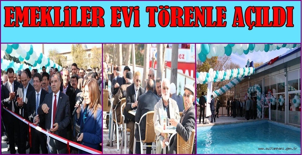 AKSARAY BELEDİYESİ EMEKLİLER DİNLENME EVİ HİZMETE AÇILDI