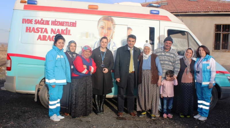 Aksaray Devlet Hastanesi Evde Hasta Ziyaretlerine Devam Ediyor