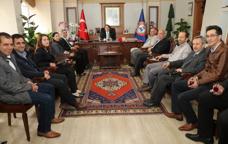 Mimarlar Odası Yönetiminden Başkan Yazgı’ya Hayırlı Olsun Ziyareti