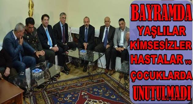BAYRAMDA KİMSESİZLER, HASTALAR, YAŞLILAR ve ÇOCUKLARDA UNUTULMADI
