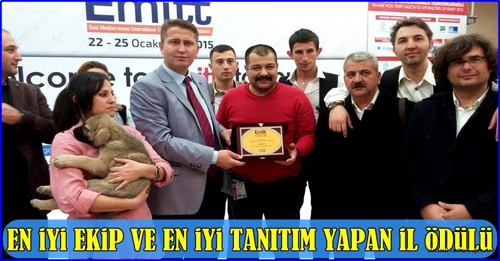 AKSARAY'A EN İYİ EKİP VE EN İYİ TANITIM YAPAN İL ÖDÜLÜ