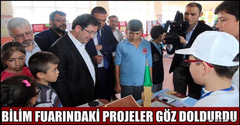 AKSARAY'DA BİLİM FUARINDAKİ PROJELER GÖZ DOLDURDU