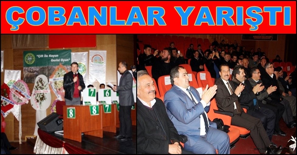 AKSARAY'DA ÇOBANLAR YARIŞTI