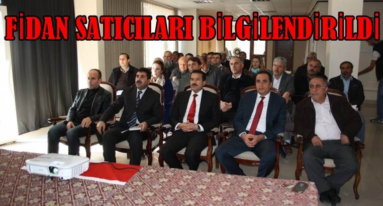 Aksaray'da Fidan Satıcıları Bilgilendirildi