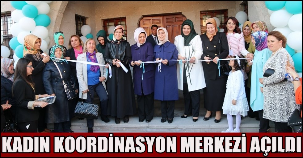AKSARAY'DA KADIN KOORDİNASYON MERKEZİ AÇILDI
