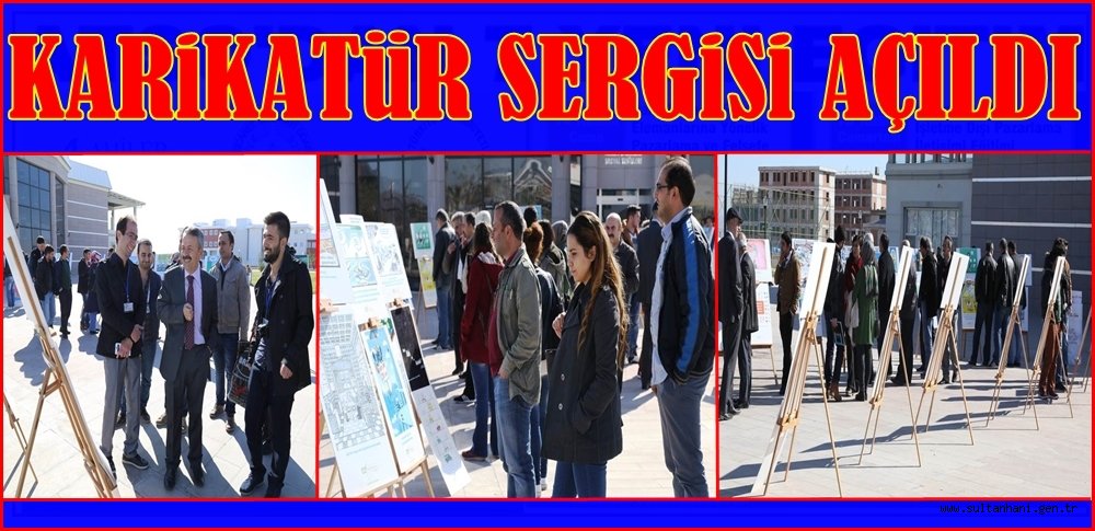 AKSARAY'DA KARİKATÜR SERGİSİ AÇILDI