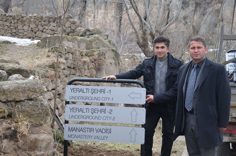 Aksaray'da ören Yeri Tabelaları Yenilendi