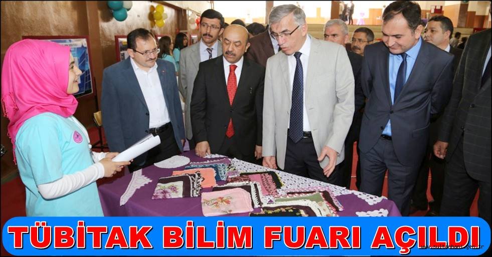 AKSARAY'DA TÜBİTAK BİLİM FUARI AÇILDI