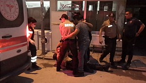 AKSARAY'DA ALKOLLÜ SÜRÜCÜ BEKÇİYİ EZDİ, POLİS MEMURUNUN AYAĞINI KIRDI