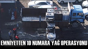 AKSARAY'DA EMNİYETİNDEN '10 NUMARA YAĞ İLE KAÇAK AKARYAKIT ÜRENE BASKIN'