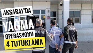 AKSARAY'DA ESNAFA ZORLA SENET İMZALATAN 4 ZANLI TUTUKLANDI