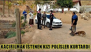 AKSARAY'DA KAÇIRILMAK İSTENEN KIZI POLİSLER KURTARDI
